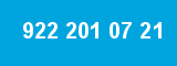 922 201 07 21 922 201 07 21